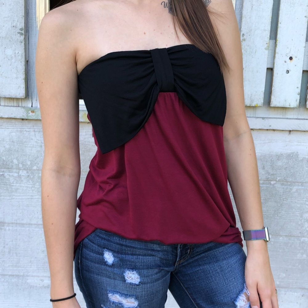 Strapless game day shirt